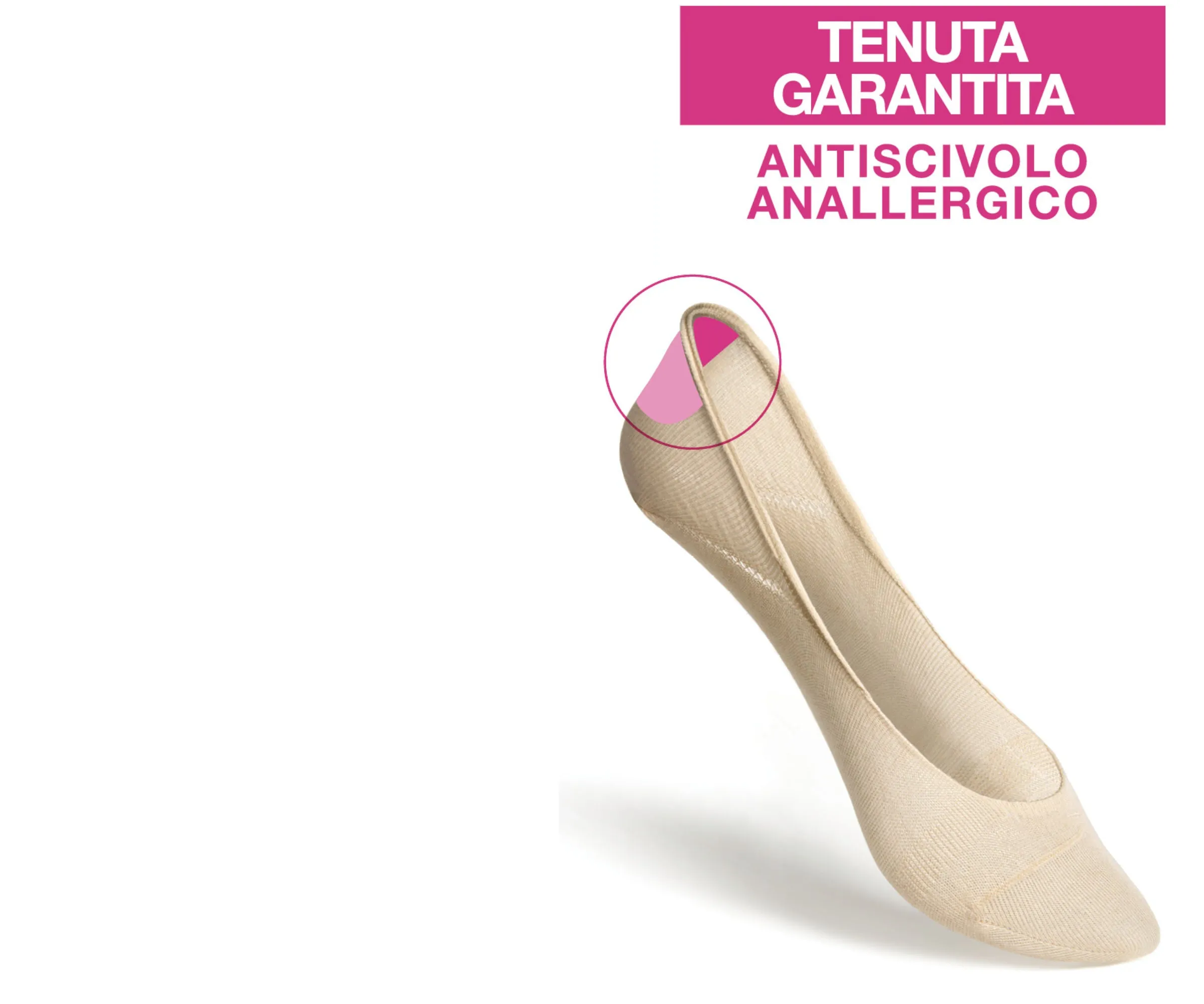2-pk Golden Lady Steps Ballerina sokker med bomull