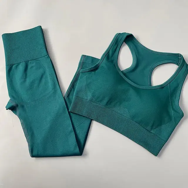 2/3/4PCS Seamless Women Yoga Set for Ultimate Comfort and Flexibility in Active Lifestyle