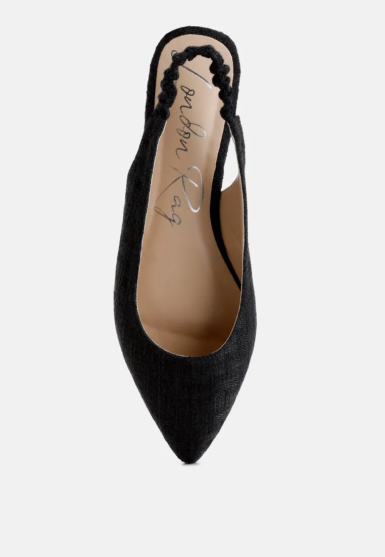 Amirah Slingback Ballet Flats by London Rag