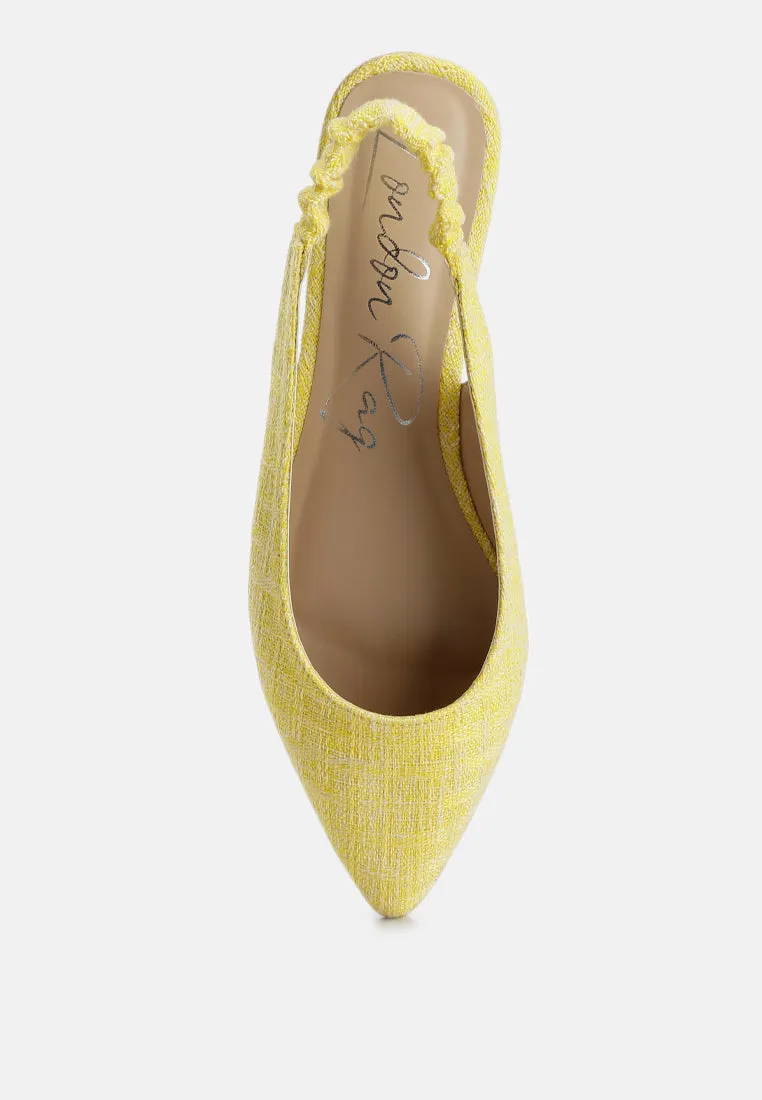 Amirah Slingback Ballet Flats by London Rag