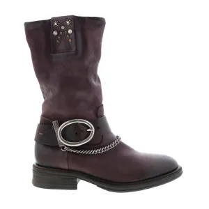 A.S. 98 Frey A51305-301 Womens Brown Leather Hook & Loop Casual Dress Boots