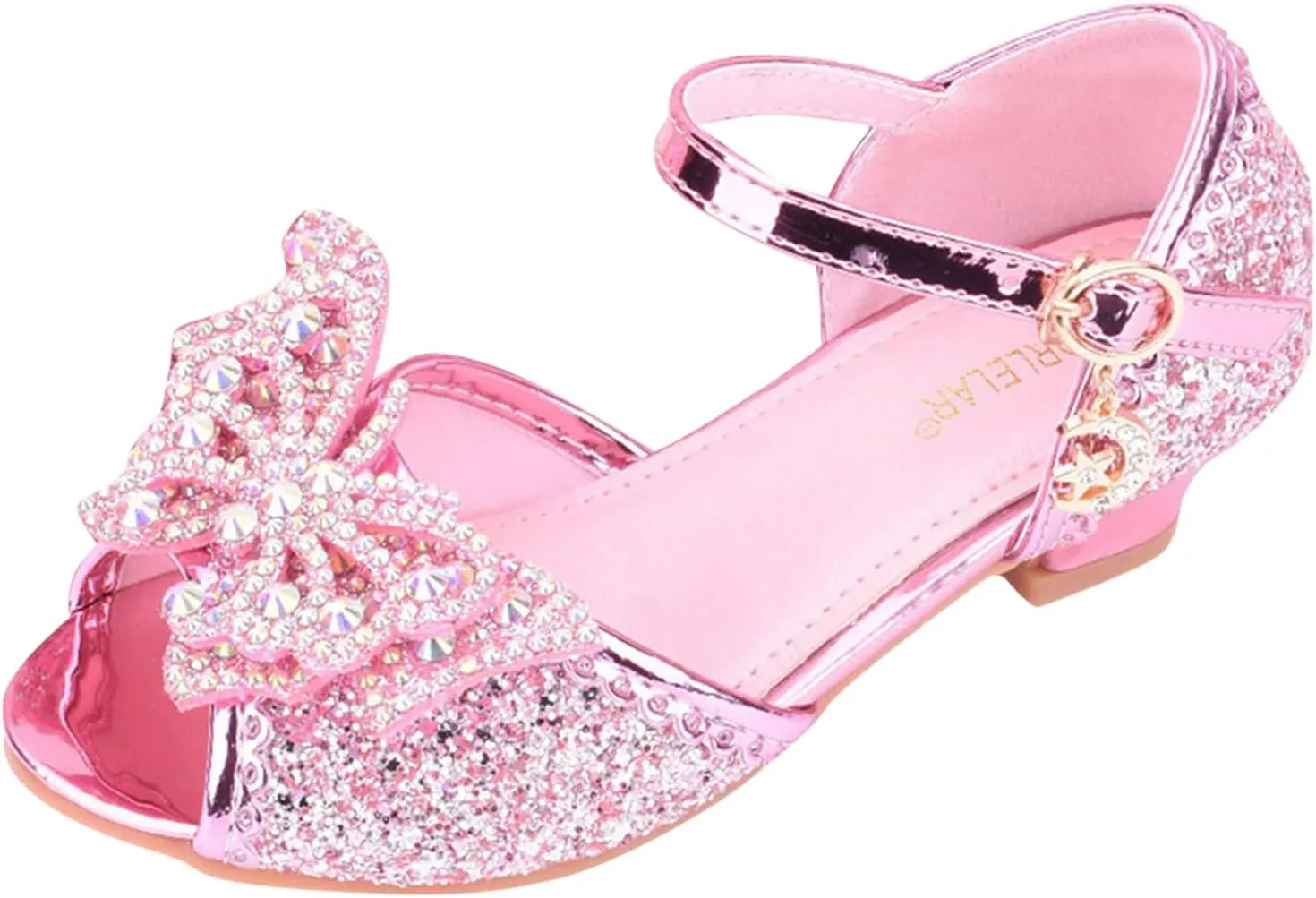 Baby First Walking Shoes Sandals Princess Shoes Bow High Heels Show Princess Shoes Kids Boots With Heels