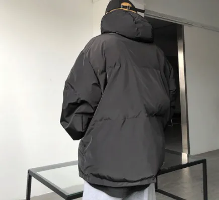 Black All-match Thick Jacket