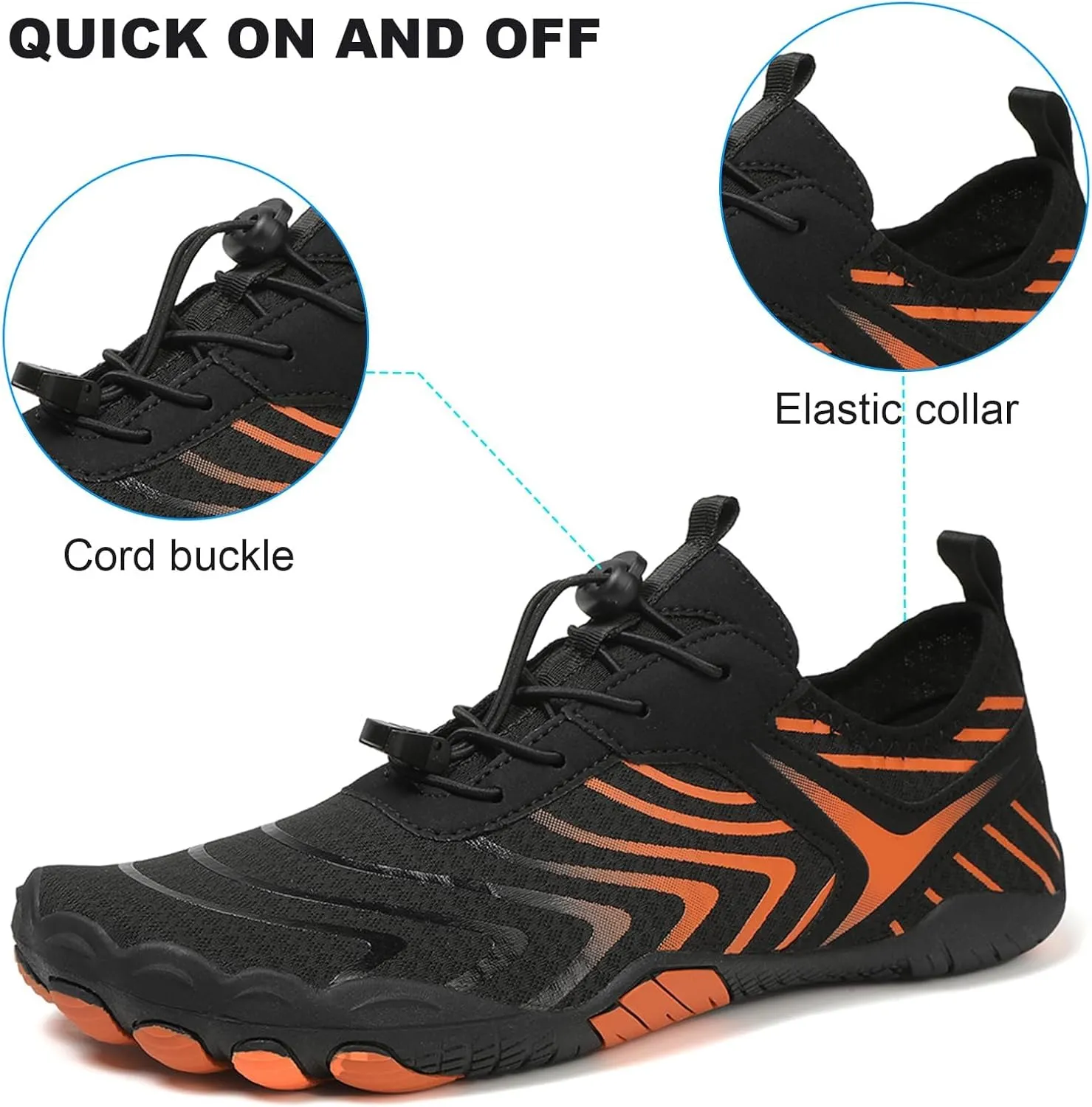 Breathable Barefoot Shoes for Women Men, Pro Barefoot Shoes with Wide Toe Box Healthy & Non-Slip Barefoot Shoes Unisex, Grounded Footwear Barefoot Walking Shoes, Athletic Outdoor Hiking Footwear