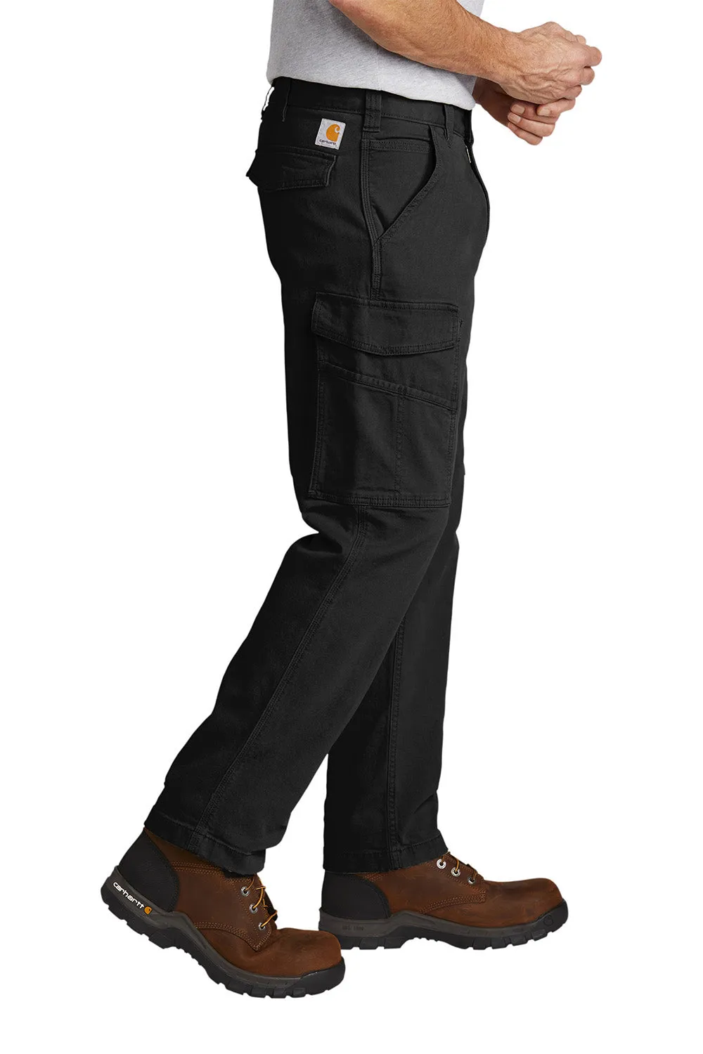 Carhartt Mens Rugged Flex Rigby Cargo Pants w/ Pockets - Black - NEW