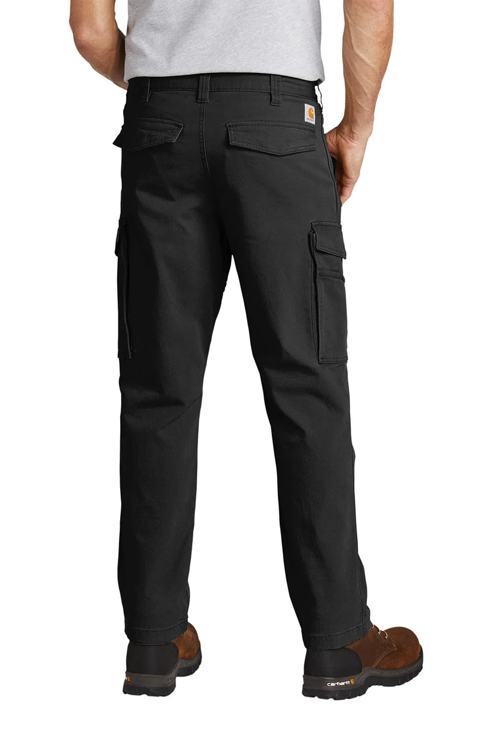 Carhartt Mens Rugged Flex Rigby Cargo Pants w/ Pockets - Black - NEW