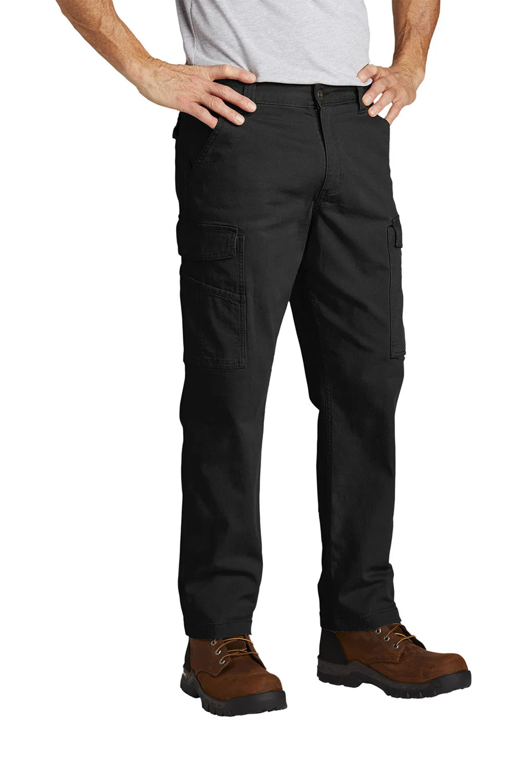 Carhartt Mens Rugged Flex Rigby Cargo Pants w/ Pockets - Black - NEW