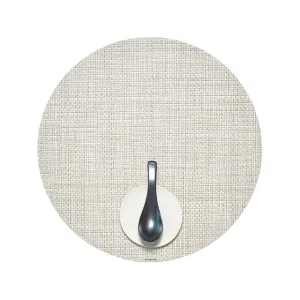 chilewich | placemat round  | basketweave natural
