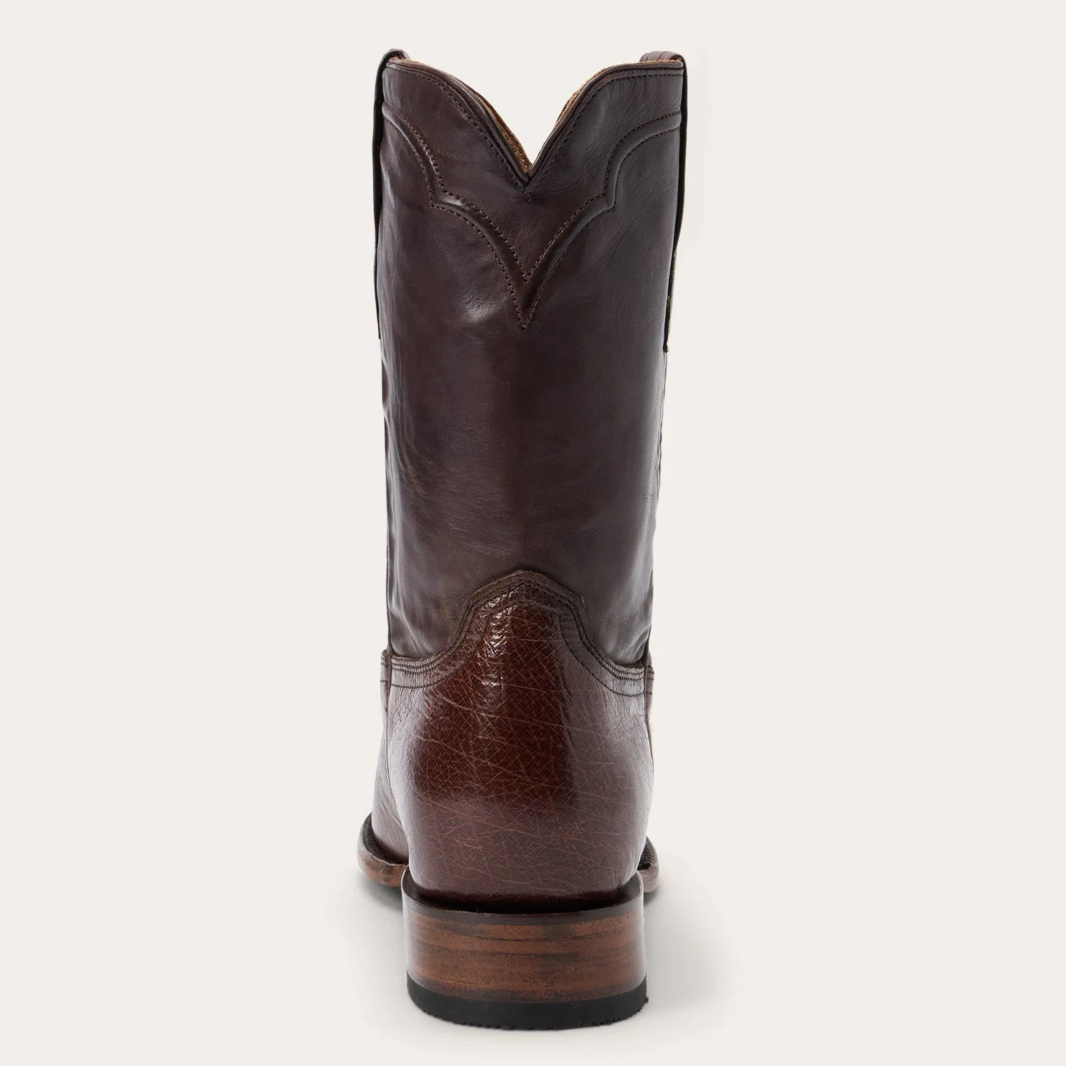 Clay Smooth Ostrich Boots