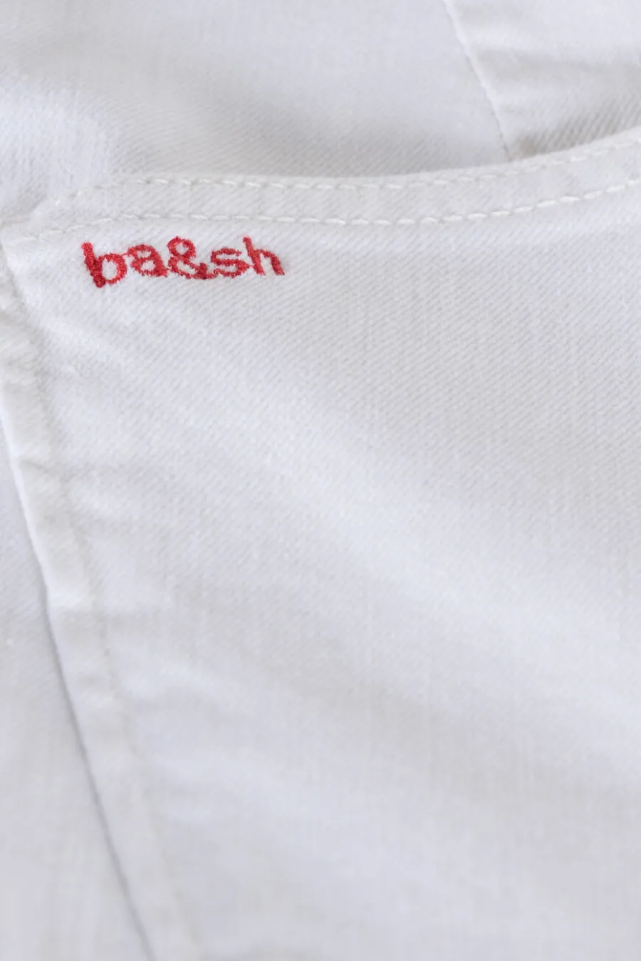 Csally Straight Leg Pants Blanc