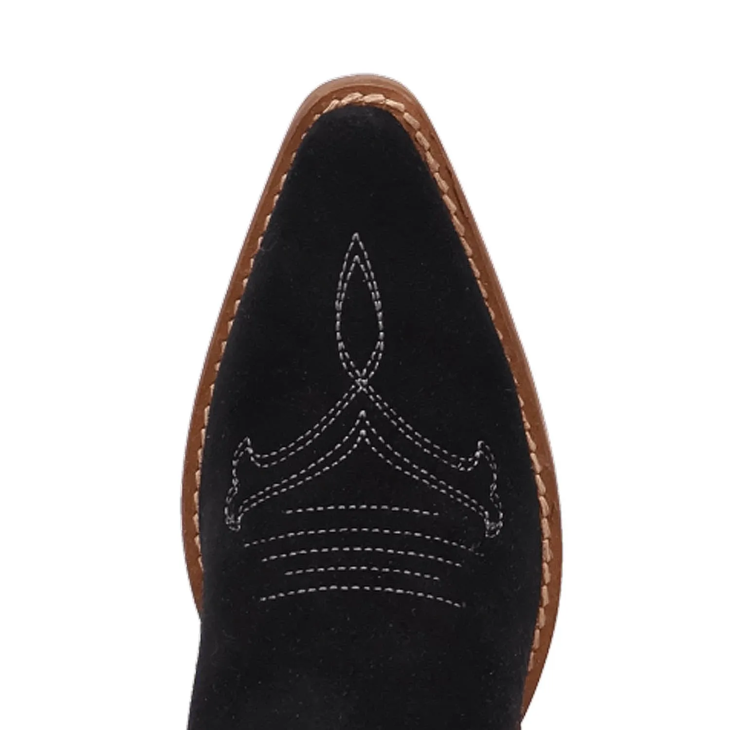 Dingo Womens Movin On Black Suede Cowboy Boots