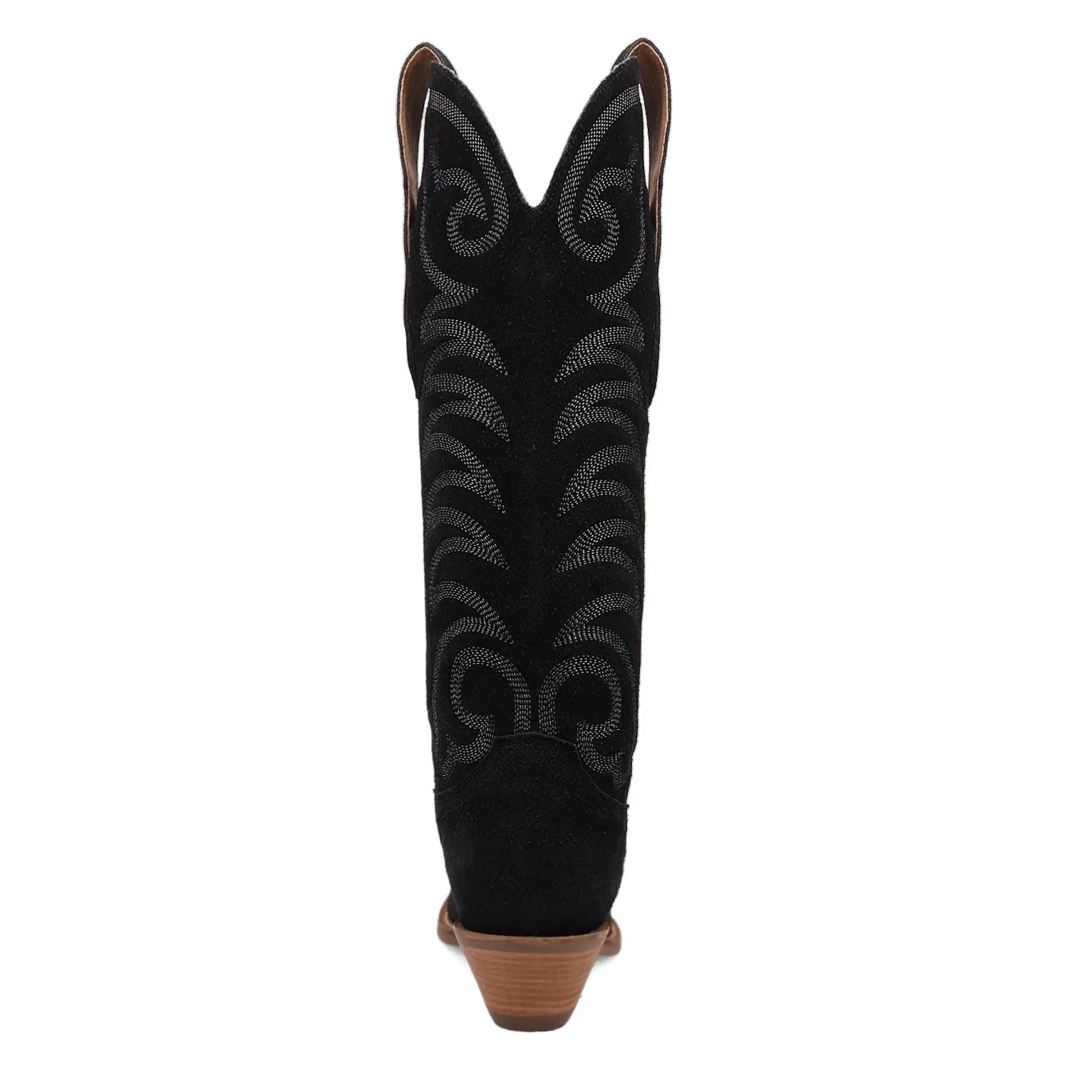 Dingo Womens Movin On Black Suede Cowboy Boots