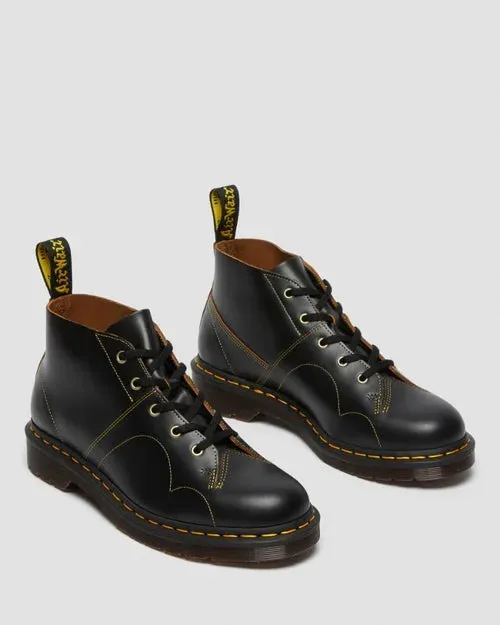 Dr Martens Church Monkey Boot Dark Brown Crazy Horse
