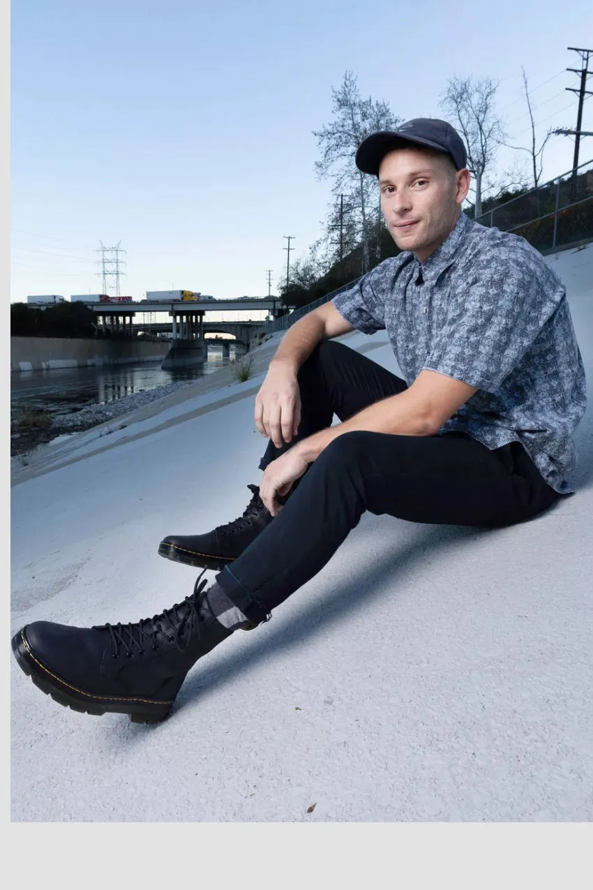 Dr. Martens Combs Leather Casual Boots