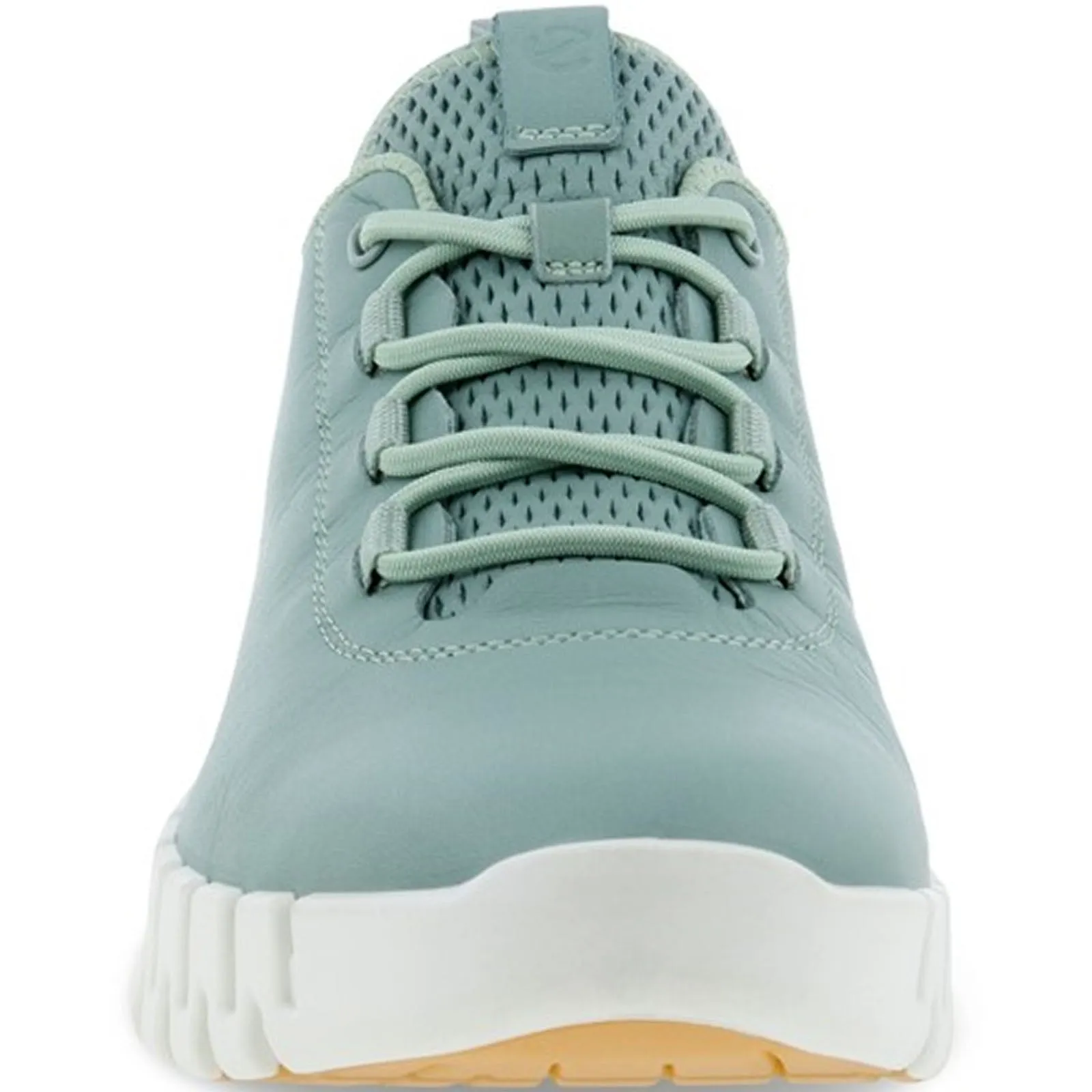 ECCO Womens Gruuv Leather Elastic Laces Trainers