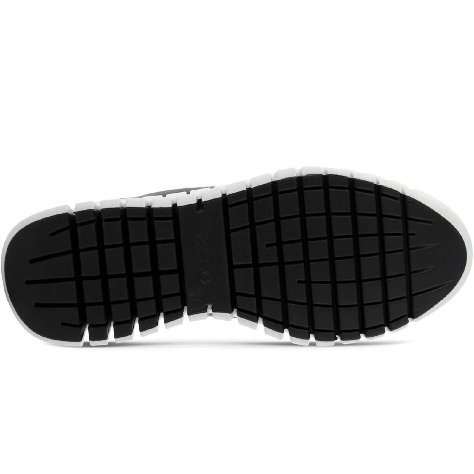 ECCO Womens Gruuv Leather Elastic Laces Trainers