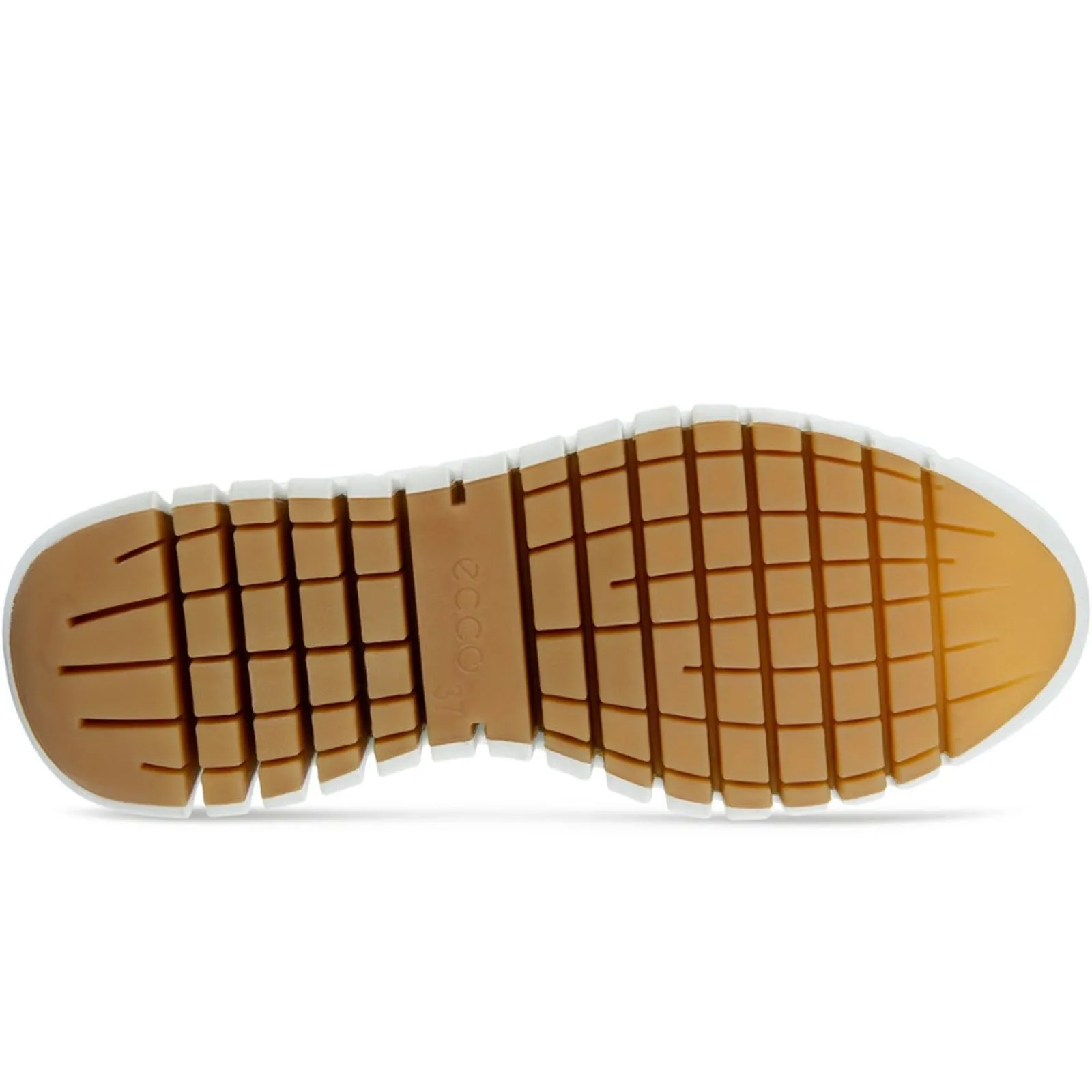 ECCO Womens Gruuv Leather Elastic Laces Trainers