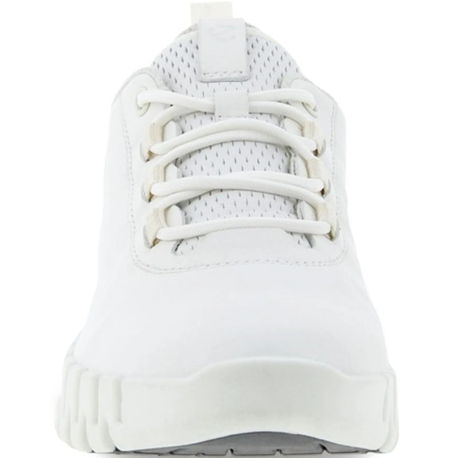 ECCO Womens Gruuv Leather Elastic Laces Trainers
