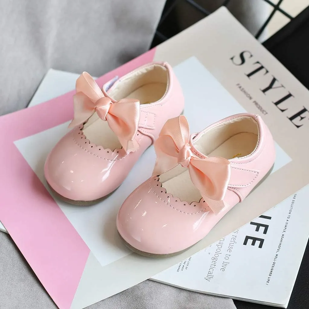 EnJoCho Toddler Kids Baby Girls Crystal Bling Flower Single Princess Shoes Sandals Party Dress Shoes 15M-11.5Years