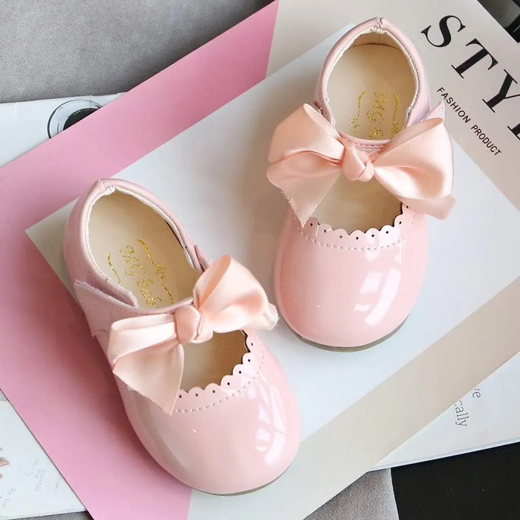 EnJoCho Toddler Kids Baby Girls Crystal Bling Flower Single Princess Shoes Sandals Party Dress Shoes 15M-11.5Years
