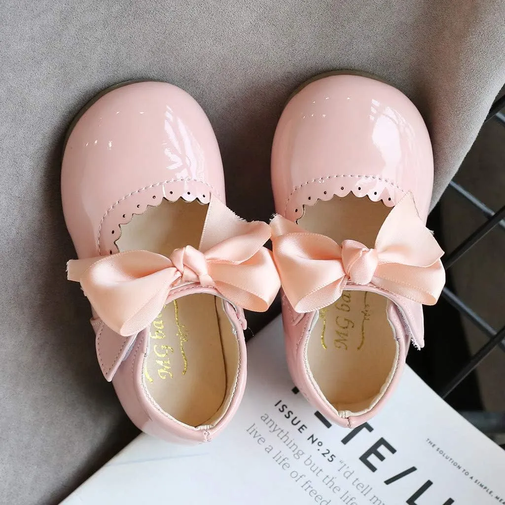 EnJoCho Toddler Kids Baby Girls Crystal Bling Flower Single Princess Shoes Sandals Party Dress Shoes 15M-11.5Years