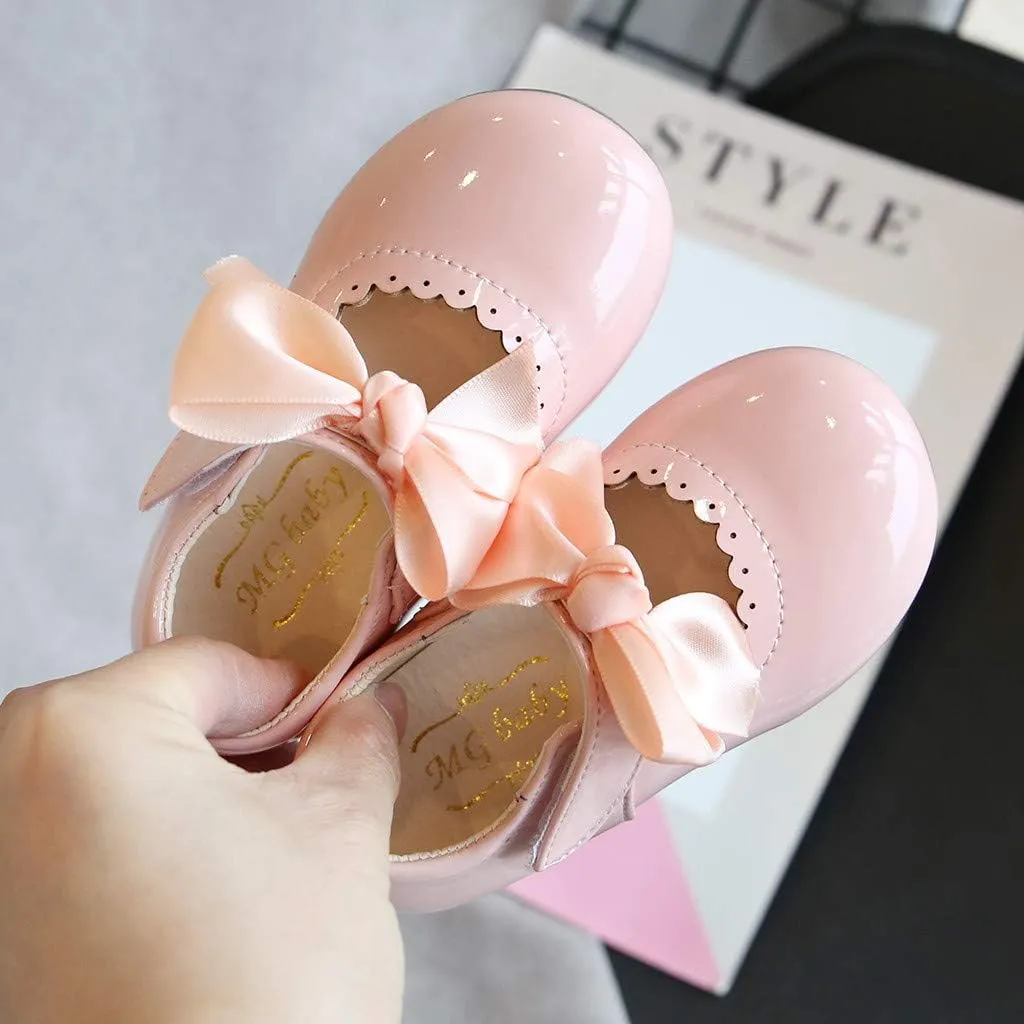 EnJoCho Toddler Kids Baby Girls Crystal Bling Flower Single Princess Shoes Sandals Party Dress Shoes 15M-11.5Years