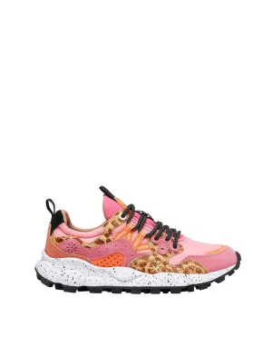 Flower Mountain Womens Yamano 3 Suede-Pony Hair Fuschia / Multi