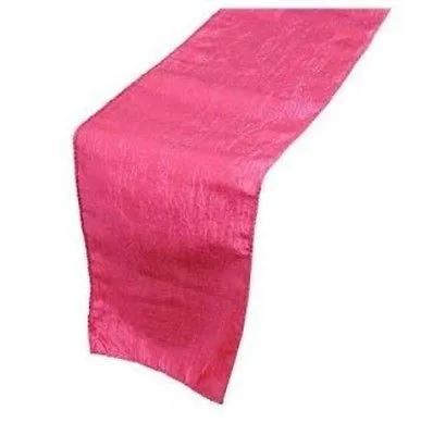 Fuchsia Taffeta Table Runners, 30cm x 274cm or 12" x 108"