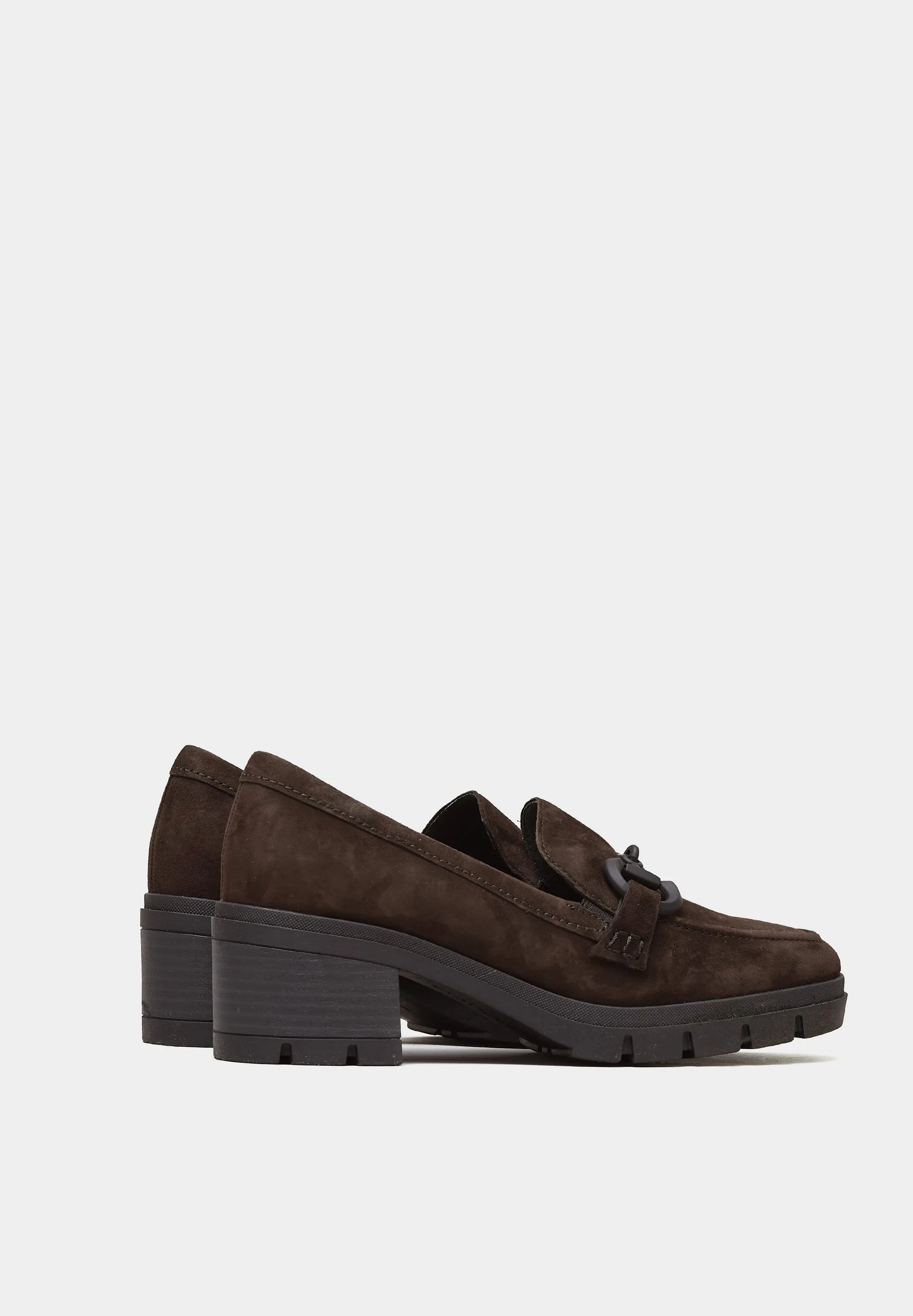 Gabor-Suede Loafers (MID) Mocha Suede