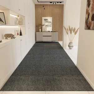 Geometric Modern Long Hallway Runners, Gray Contepmorary Runner Rugs, Long Narrow Runner Rugs, Modern Entryway Runner Rug Ideas, Long Hallway Runners