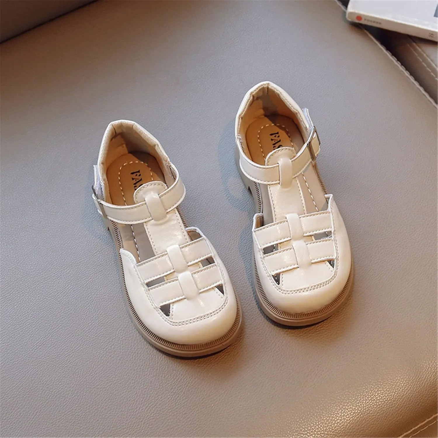 Girl Sandals Ballet Ballerina Mary Jane Beach Sandals Princess Wedding Dress Woven Shoes For Toddler Slippers Girls