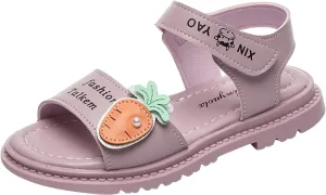 Girl Tennis Shoes Thick Soles Soft Soles Middle and Large Children Children School Sandals Beach Shoes Baby Sandals Size 5