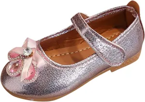 Girls Dress Shoes Low Heel School Girls Wedding Party Mary Jane Pump Shoes Ankle Strap Sandal