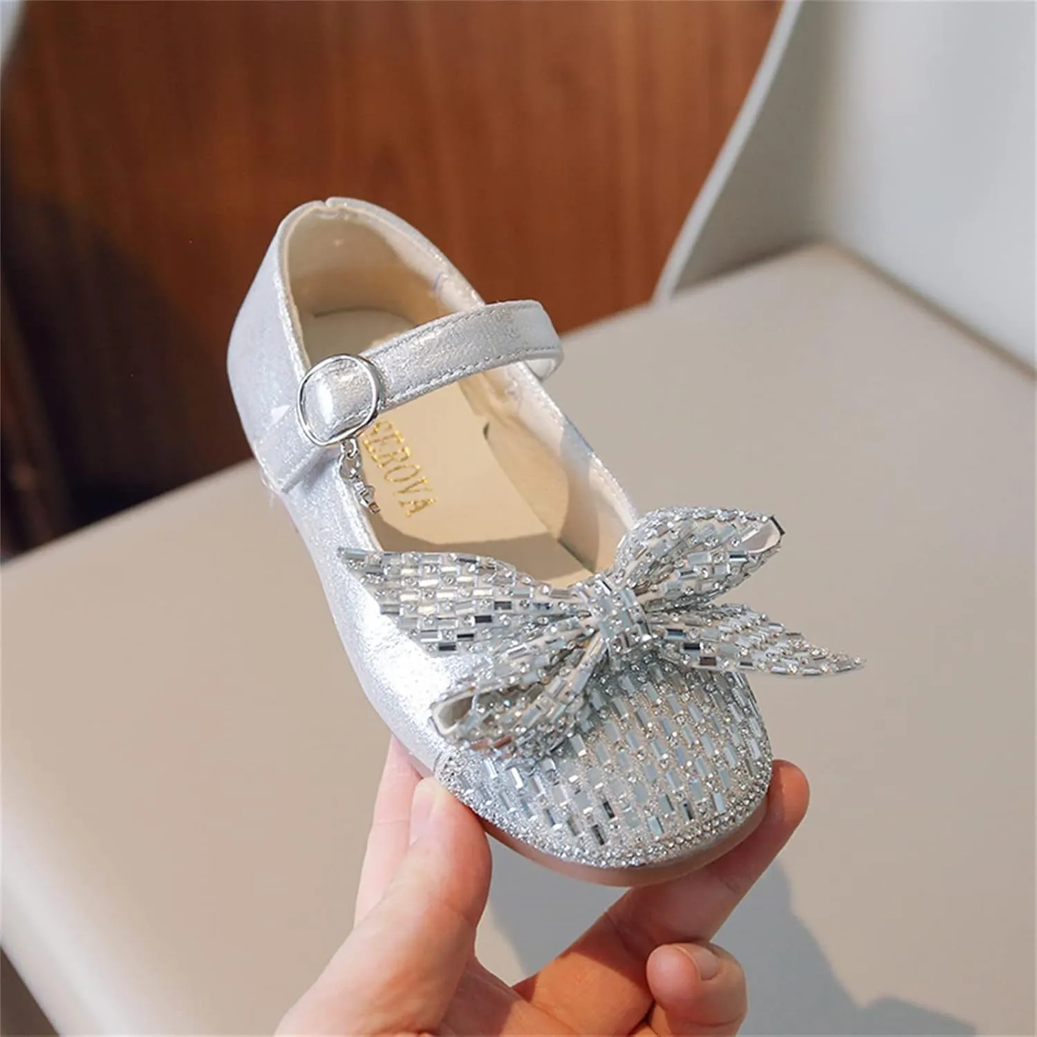 Girls Sandals Girls Dress Up Shoes Sparkly Shoes For Girls Princess Mary Jane School Dress Girls Slippers Hard