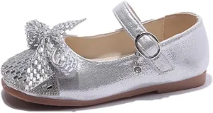 Girls Sandals Girls Dress Up Shoes Sparkly Shoes For Girls Princess Mary Jane School Dress Girls Slippers Hard