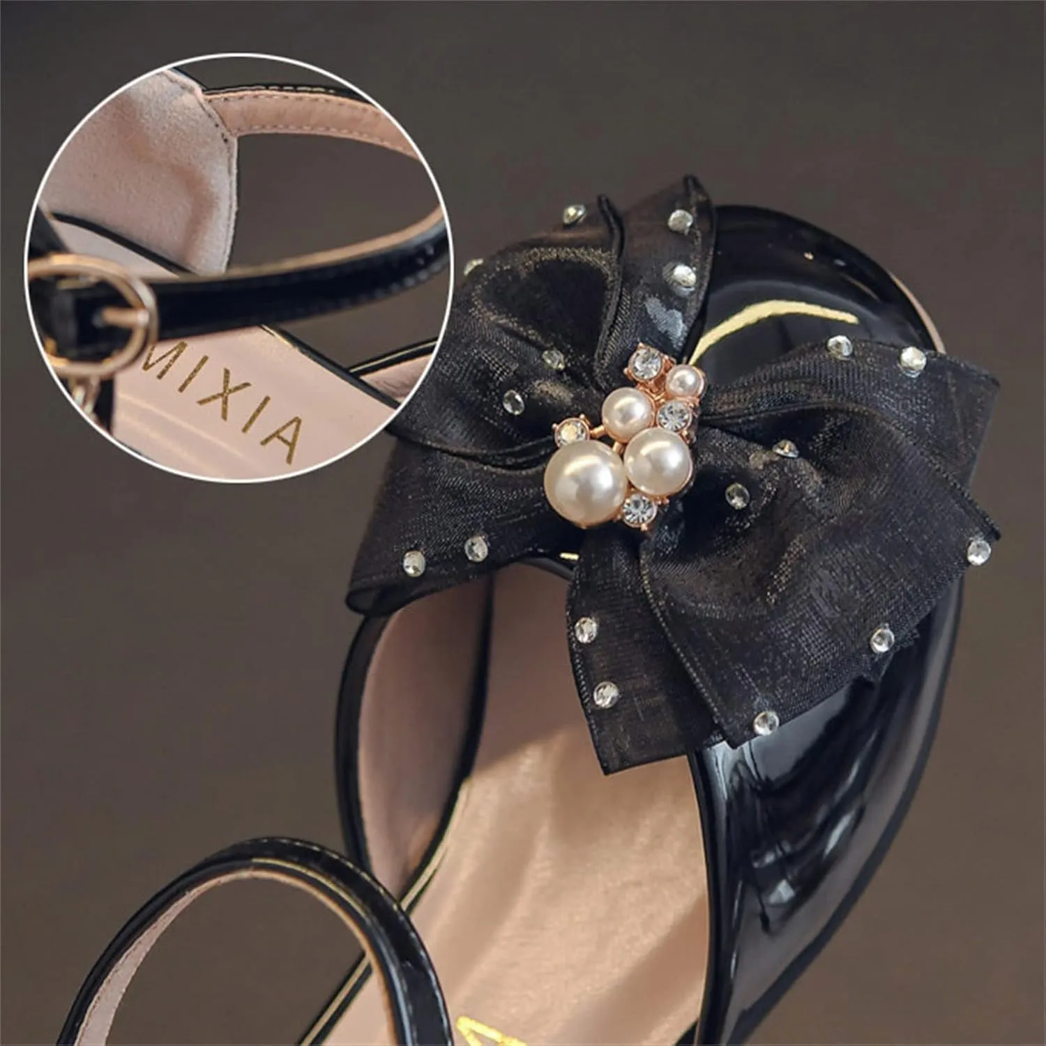 Girls Sandals Girls Sandals Grils Dress Shoes Wedding Party On Vacation Low Heels for Big Kids Wide Width Girls