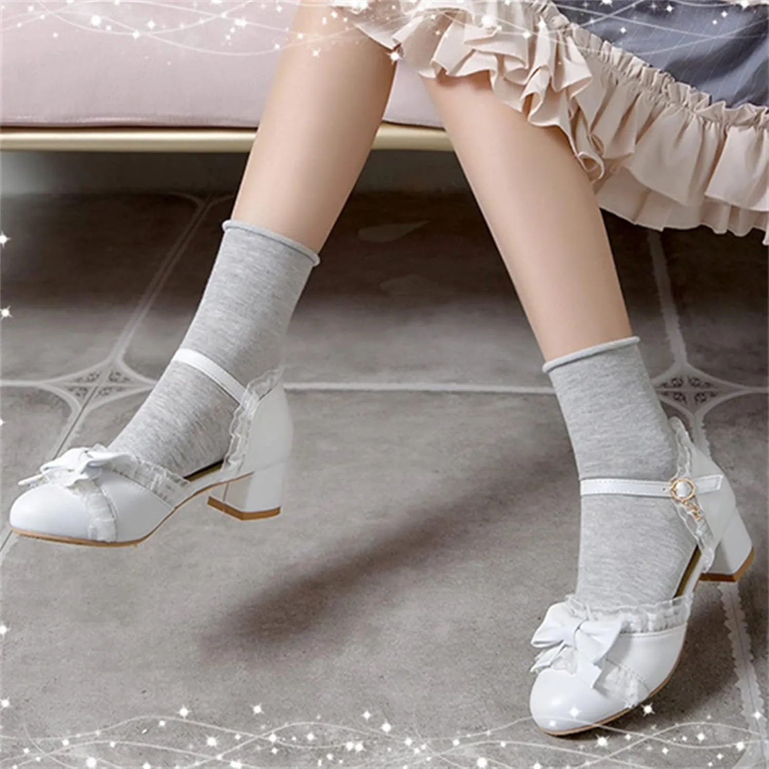 Girls Sandals Summer Toddler Girls Dress Bow Tie Shoes Pumps Low Heels Flower Party Wedding High Slipper Baby
