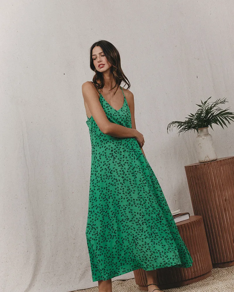Grace & Mila Maxi Sundress - Green