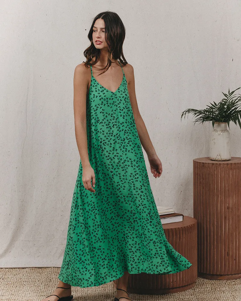 Grace & Mila Maxi Sundress - Green