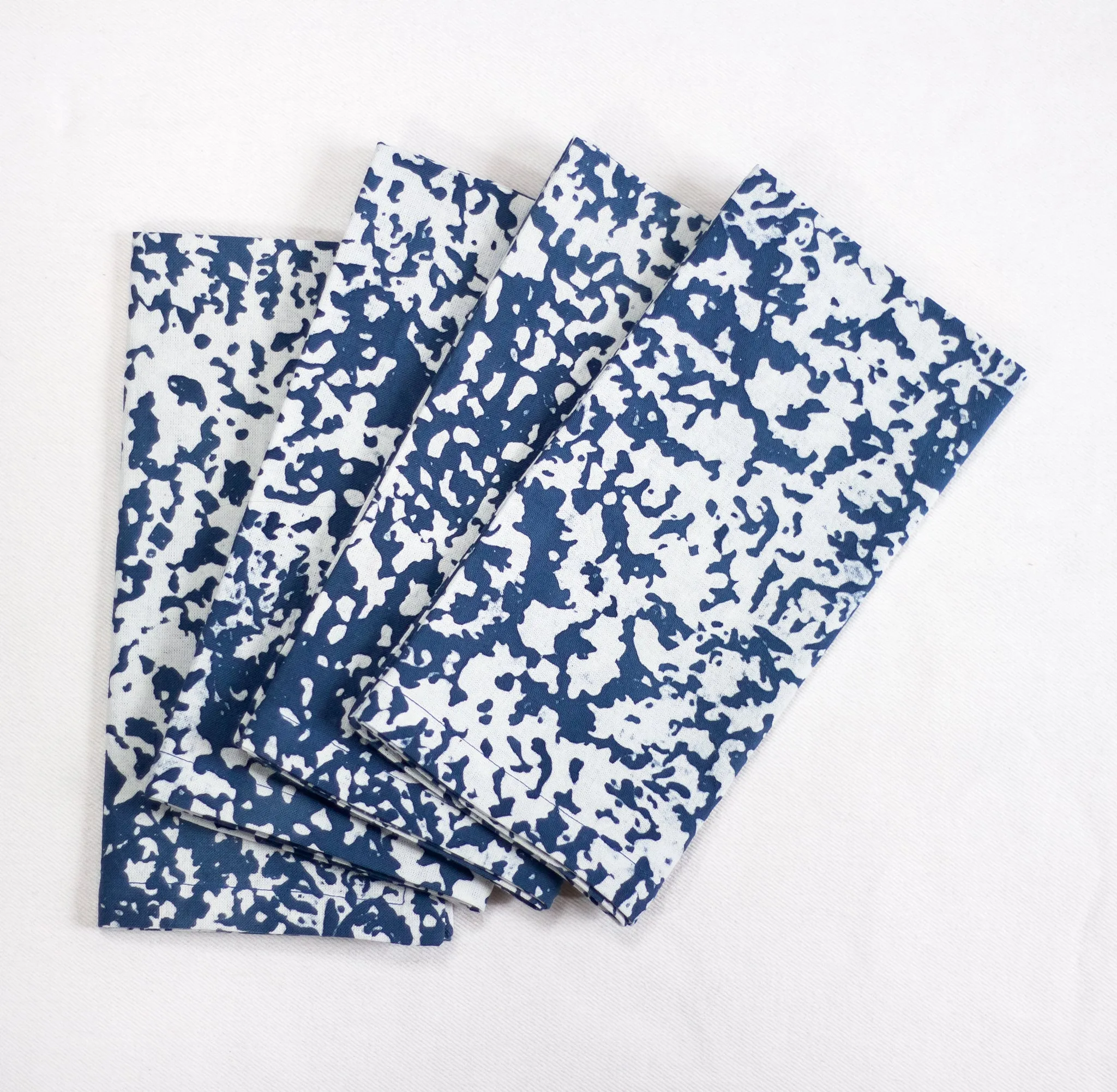 Hand Painted Placemats, Napkins, and Table Runners - Sea Fern/Hungry Fish