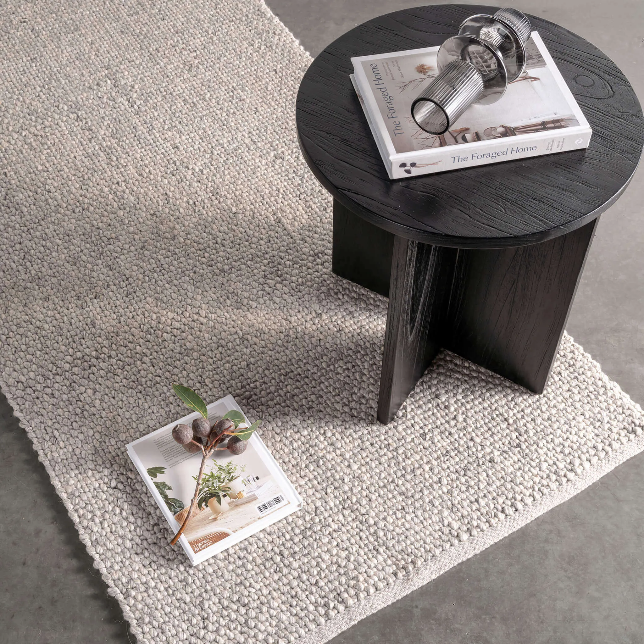 HAND TUFTED RUNNERS  |  ROMANA SILVER