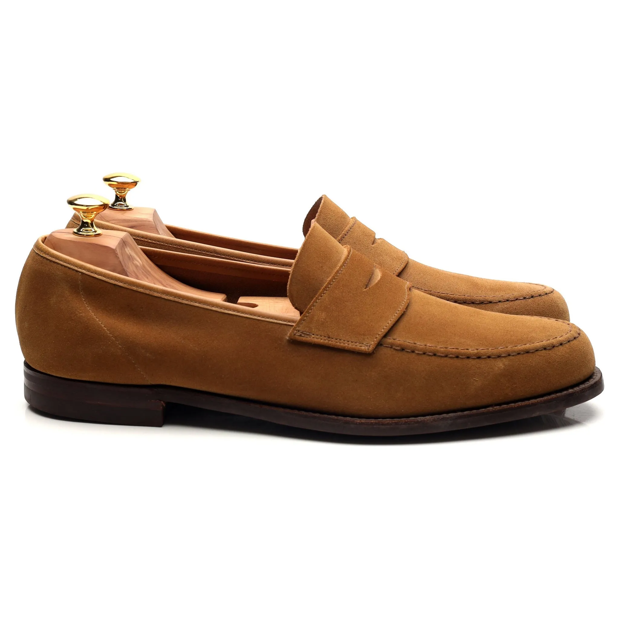 'Harvard 2' Tan Brown Suede Loafers UK 11.5 E