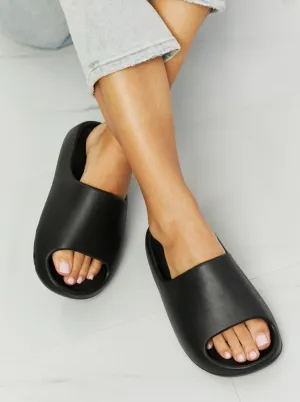 IN MY COMFORT ZONE SLIDES IN BLACK