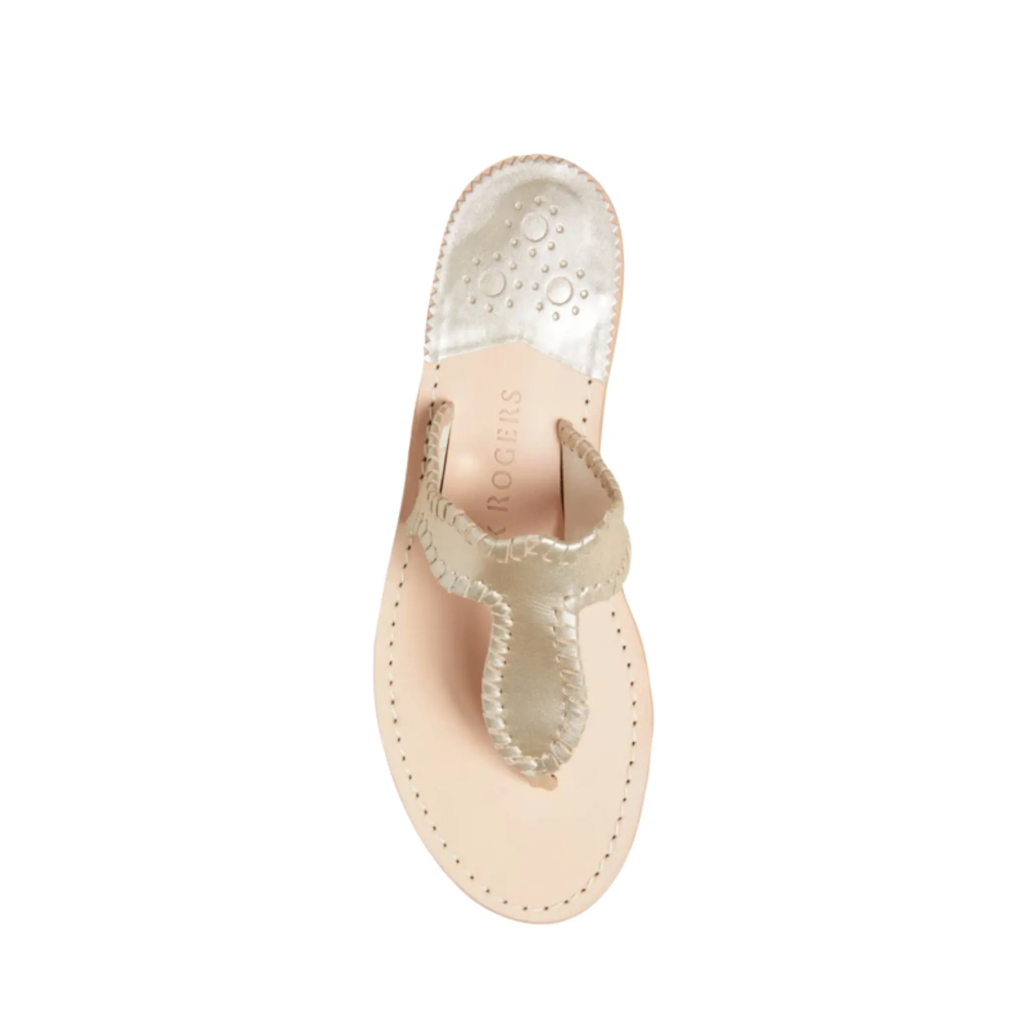 JACK ROGERS JACKIE SANDAL PLATINUM - 111201SA02