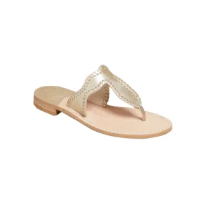 JACK ROGERS JACKIE SANDAL PLATINUM - 111201SA02
