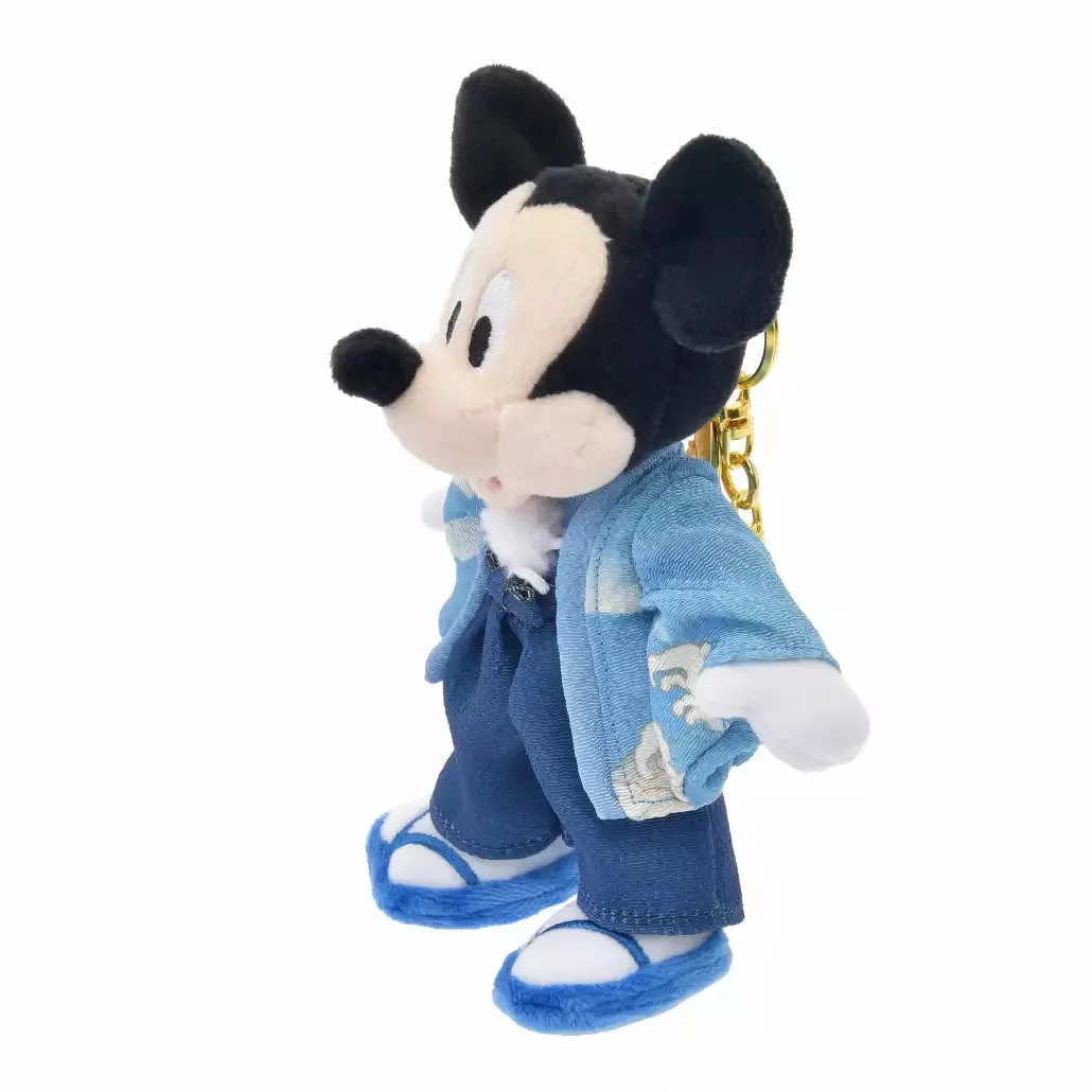 JDS - Mickey Mouse "Japan City Specific" Kimono Plush Keychain