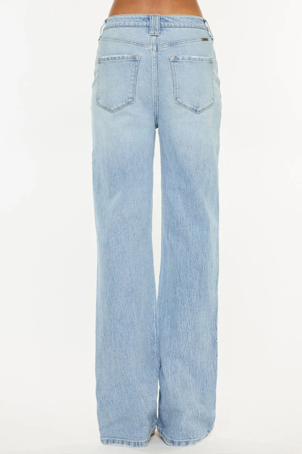 Kancan Distressed High Waist Straight Jeans ONLINE EXCLUSIVE