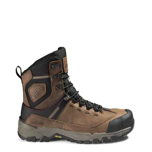 Kodiak Men's 8" Quest Bound Waterproof Safety Work Boots – Composite Toe, Premium Full Grain Leather, Slip-Resistant Outsole | Sizes 7-15