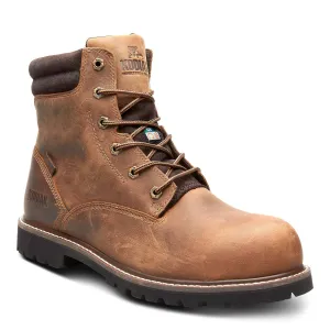 Kodiak Men's McKinney 6" Safety Work Boots – Waterproof Full Grain Leather, Composite Toe, Odor Control, Comfortzone Footbed | Sizes 7-15