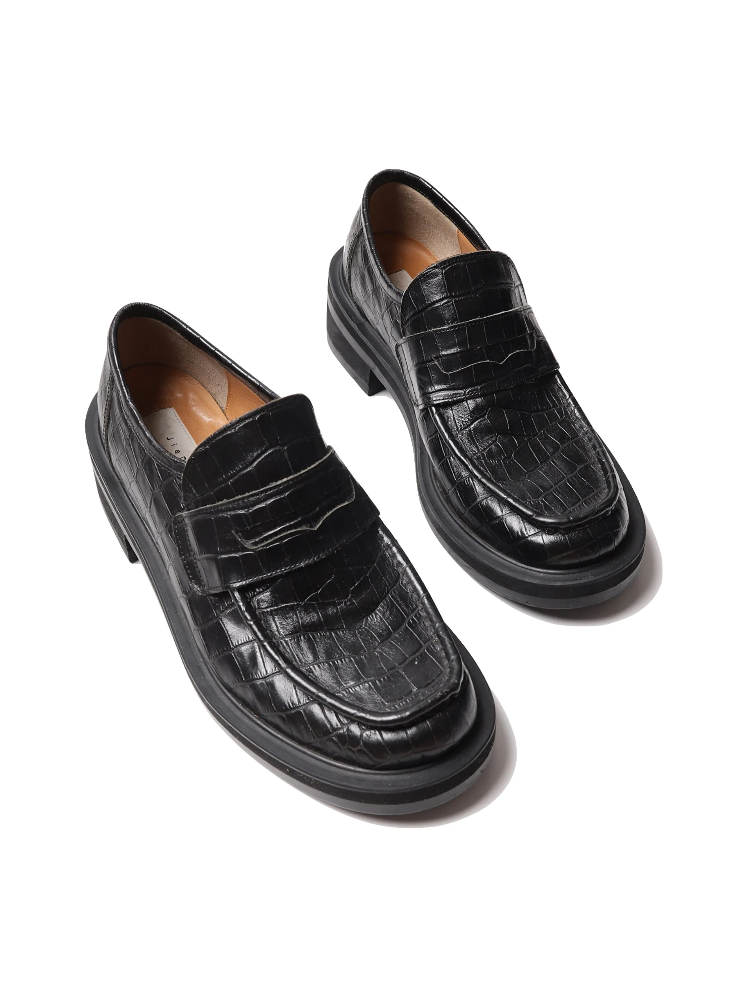 LEATHER LOAFERS